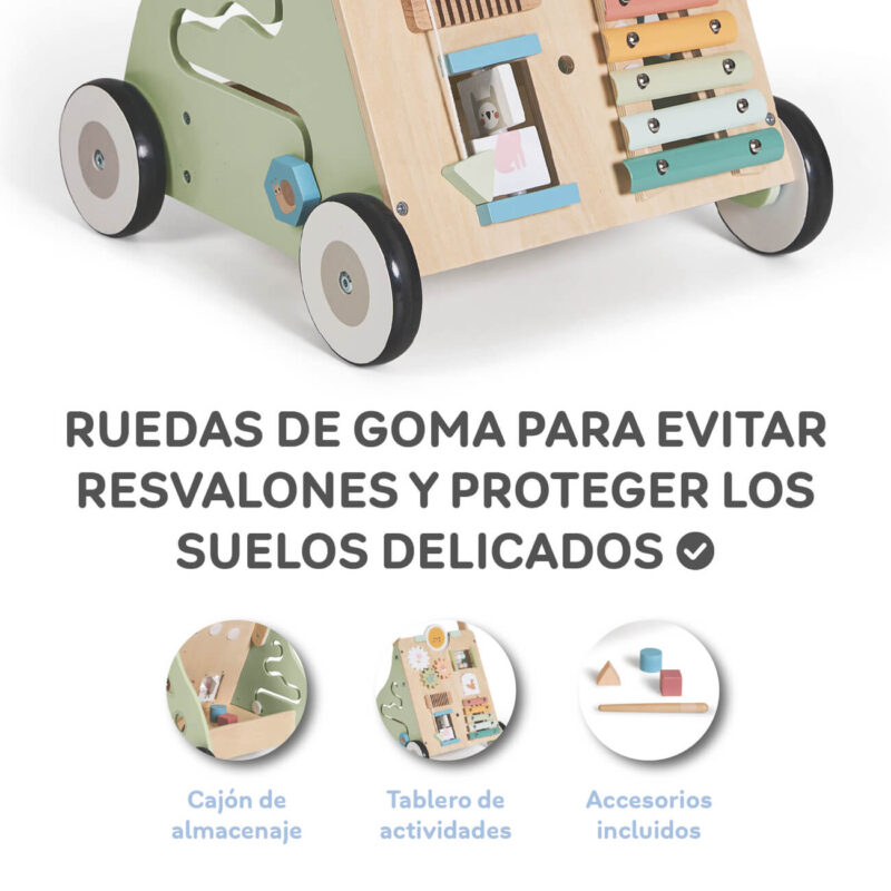 andador maxi ruredas de goma